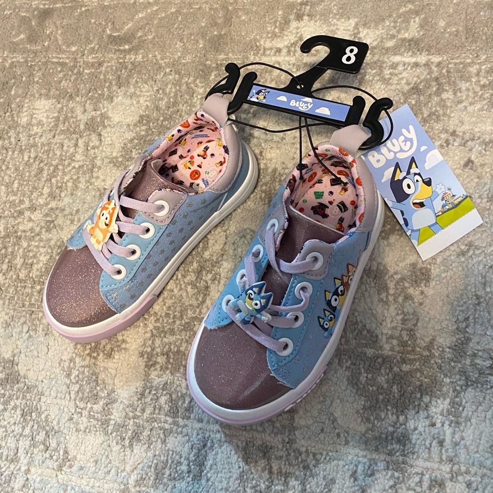 Bluey Toddler Girl Bluey & Bingo Slip-On Court Sneaker